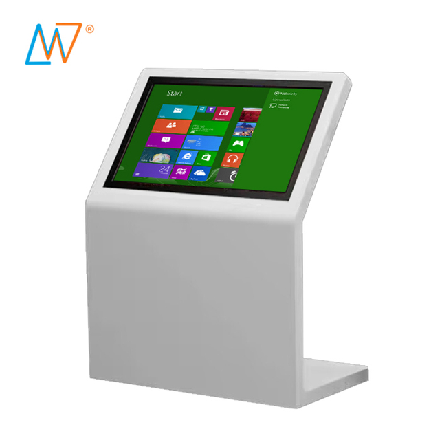 32 Inch Interactive Floor Standing Slim Touch Screen All in One Pc Information Display Kiosk