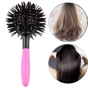 Peine de <span class=keywords><strong>bola</strong></span> de <span class=keywords><strong>360</strong></span> grados personalizado <span class=keywords><strong>cepillo</strong></span> de pelo profesional de salón resistente al calor 3D redondo desenredante <span class=keywords><strong>cepillo</strong></span> de pelo rizado - Product Image 2