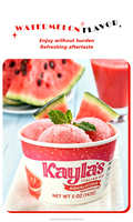 Nouveau style 2026, coupes à glace de qualité alimentaire très vendues avec couvercles, impression de logo personnalisée disponible