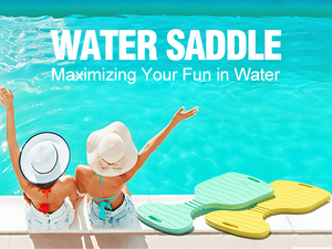 WOOWAVE Sella Galleggiante Non Gonfiabile - Galleggiamento Confortevole in Schiuma, Design Ergonomico, Superficie Antiscivolo, Facile da Trasportare e Riporre - Product Image 5