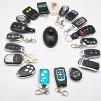Télécommande de porte de garage en métal et plastique 433,92 MHz, copie de code, batterie rechargeable, portée de 100 m, certifiée CE, affichage numérique LED