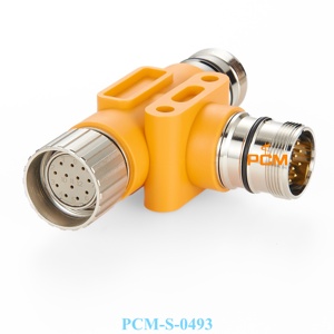 Cable Divisor en T para Servomotor <span class=keywords><strong>M23</strong></span>, Conector Circular en T de 12 Pines, 17 Pines, 19 Pines, Enchufe, Sensor de Codificador, Actuador - Product Image 3