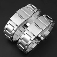 Bracelet de montre en acier inoxydable à bout incurvé pour Longines master Conquest L3.642.4 L3.781.4 Bracelet Montre Accessoires 316L 21MM