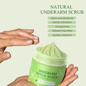 Exfoliante Corporal Detox para Axilas de Marca Privada Personalizada con Té Verde, Árbol de Té y Polvo de Cáscara de Nuez - Product Image 4
