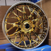 Jantes forgées RCSR 5x112 5x114.3 5x120 24 26 28 pouces à grand rebord, jantes profondes chromées or et noires pour Impala Oldsmobile Caprice