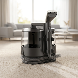 <span class=keywords><strong>Nettoyeur</strong></span> Portable Humide et Sec pour Tapis, Meubles et Moquettes, Idéal pour l'Intérieur des Voitures, 4 Outils de Nettoyage Inclus - Product Image 1