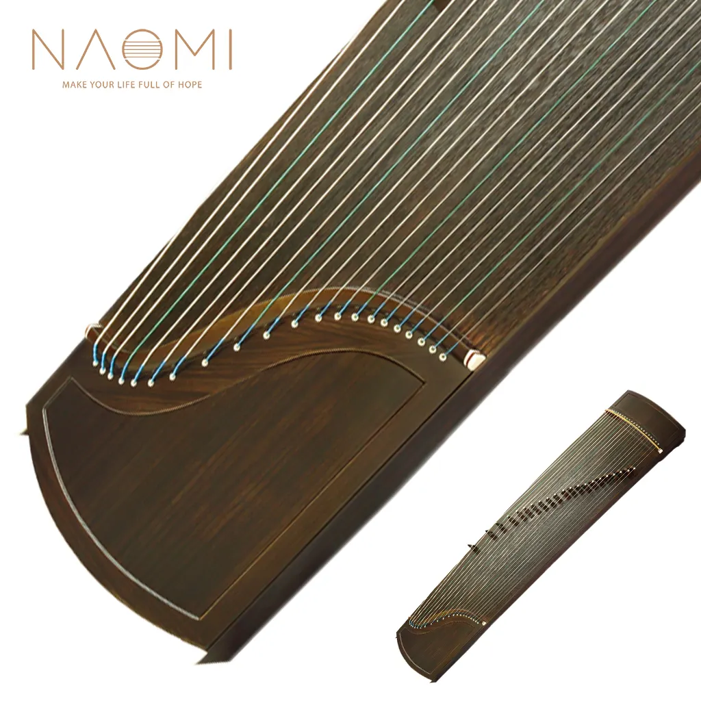 Naomi conjunto de acessórios, acessórios para nível avançado, instrumento de sândalo preto e sândalo com 21 cordas de 163cm