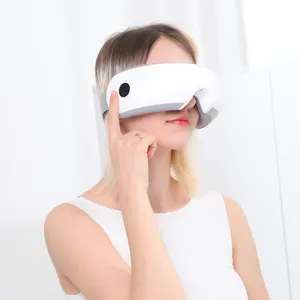 Hot Sản phẩm bán chạy có thể gập lại Máy trị liệu 2024 New Sonic Eye Massager chăm sóc điện nước nóng mặt nạ không dây rung massager