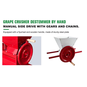 Broyeur à pommes en acier inoxydable à manivelle, construction robuste pour la fabrication de <span class=keywords><strong>cidre</strong></span> à long terme - Product Image 6