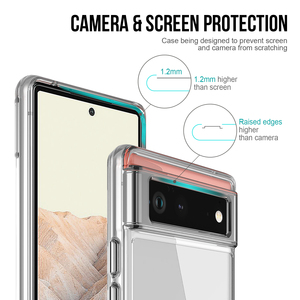 Coque pour Google <span class=keywords><strong>Pixel</strong></span> 6 Pro, coque de téléphone transparente en PC rigide, pare-chocs en TPU fin, antichoc, pour Google <span class=keywords><strong>Pixel</strong></span> 6 Pro - Product Image 3