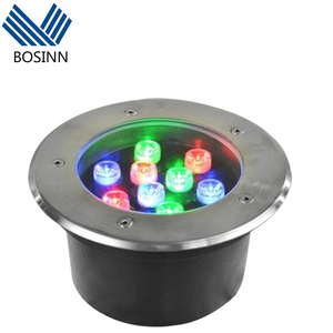 Lampe de <span class=keywords><strong>sol</strong></span> d'hôtel souterrain beau <span class=keywords><strong>projecteur</strong></span> de mur changeant de couleur RGBW allume la lumière enterrée de pavé de brique d'IP67 LED - Product Image 1