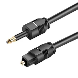 Cheap price Optical audio toslink toslink mini cable Gold plated plastic molding male to male for Multimedia speaker 1m 1.5m 2m