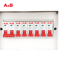 Boîtier de distribution intérieur en plastique IP40 étanche 16A à 8 prises avec verrou électromagnétique, boîte de jonction personnalisée pour disjoncteur