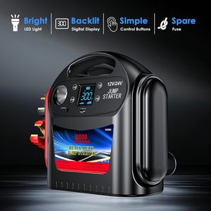 <span class=keywords><strong>D</strong></span>émarreur de voiture 40000amh 12V/24V, booster de batterie, câbles de <span class=keywords><strong>d</strong></span>émarrage, <span class=keywords><strong>lampe</strong></span> LED haute puissance pour voitures, camions, véhicules lourds - Product Image 4
