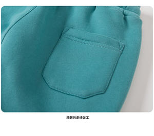 <span class=keywords><strong>Pantalon</strong></span> d'hiver 2025 Little Boys Girls Jogger Pant Plain Custom Logo Solid Kids Sweatpants Children Jogging Sports Wear Cargo Pants - Product Image 6