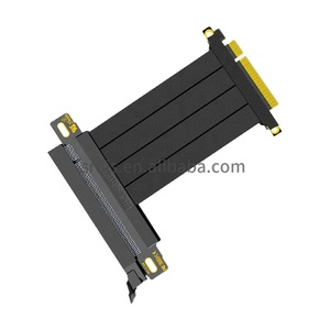 Cable PCIE 8X a 16X Codo de 90 grados USB3.0 Cable de extensión de tarjeta gráfica Puerto PCI <span class=keywords><strong>Express</strong></span> Cable de elevación GPU Conector de ángulo recto - Product Image 3