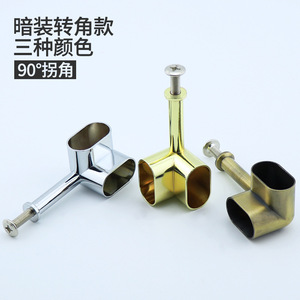 Soporte de Esquina para Barra de Ropa Haidibos, Conector de Armario Duradero de Aleación de Zinc - Product Image 2