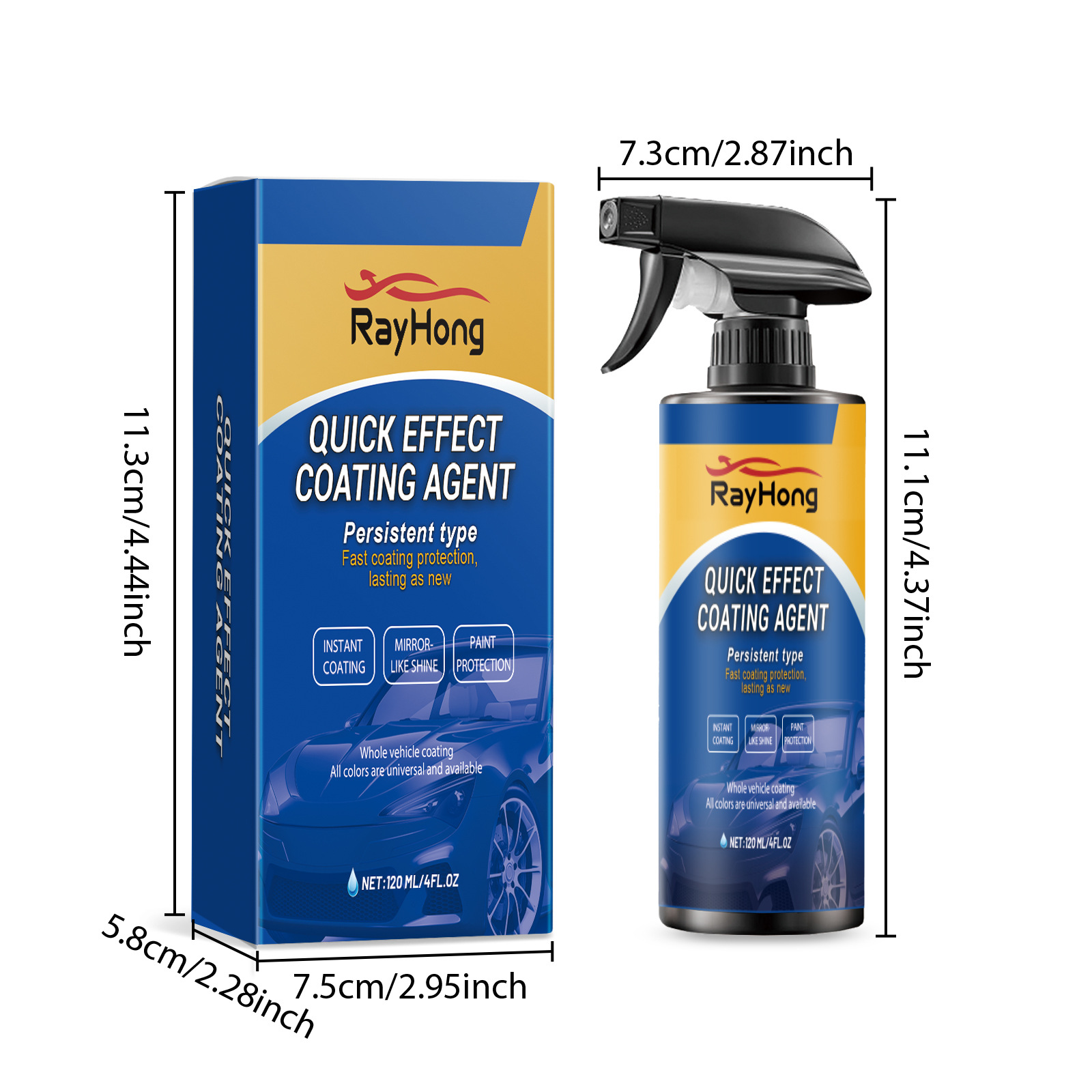 RAYHONG H4168 Automotive Super Gloss Coating - Car Paint Restoration Scratch Resistant Sealant