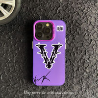 Coque de téléphone tendance personnalisée à dégradé pour iPhone 17 16 13 Pro Max 12 Mini 11 Pro Xs Xr - Coque de protection élégante Vrunk