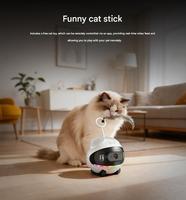 Robot de surveillance et d'interaction sans fil pour animaux domestiques, mobile, panoramique, sans fil, pour la maison entière, avec caméra de photographie et de surveillance