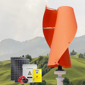 Éolienne verticale spirale 1000 Watt 2 kW 3 kW 10 kVA 5 pales à vendre VAWT RX-SV 5 kW 10 kVA - Product Image 1