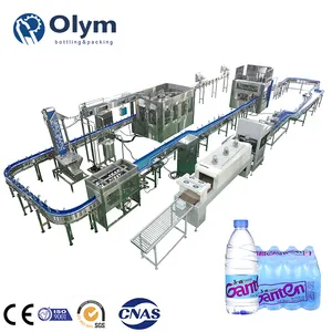 Wasserabfüllmaschine automatisch 3-in-1 Wasser-PET-Flaschen-Abfüllung Verschlussmaschinen Ausrüstung Produktionslinie