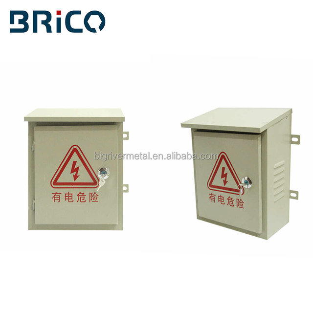 BRICO Outdoor Waterproof Rainproof Metal Distribution Box Lightning Protection Earthing ISO Certified Customized Size for High