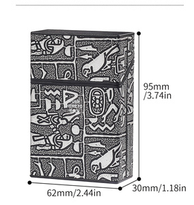Étui de support de boîtes de <span class=keywords><strong>luxe</strong></span> de mode pour étui à cigarettes 20 pièces étui à cigarettes Vintage en plastique - Product Image 6