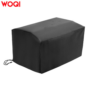 Housse de barbecue Woqi en tissu Oxford 600D, imperméable, protection UV, noire, taille SML, pour utilisation en extérieur - Product Image 1