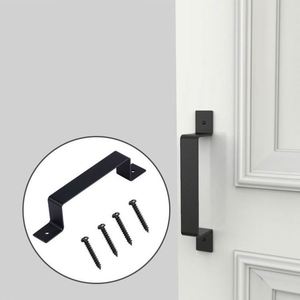WEKIS Wholesaler Rustic <b>Door</b> Pull for Barn <b>Doors</b> Sheds Garages Gates Steel with Smooth Edges Classic Barn <b>Door</b> <b>Handle</b> - Product Image 1