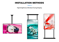 Pantalla de Publicidad Digital para Escaparates, Tiendas Minoristas y Centros Comerciales - LCD TFT LED con Animación y CMS Basado en la Nube