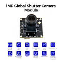 Module de caméra monochrome à obturateur global 720P OV9281 60fps, compression MJPG/YUV, Plug&Play, vente chaude, Hampo 003-0699