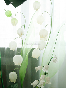A-151 prix de gros fait à la main grande qualité fleur géante muguet artificielle pour la décoration de mariage et la décoration intérieure - Product Image 3