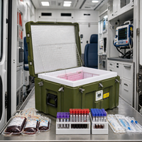 Boîte isotherme médicale rotomoulée de qualité 101L pour le transport de sang et de vaccins à l'hôpital et en ambulance