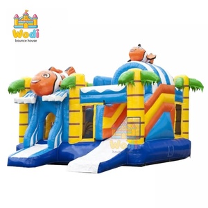 Structure gonflable géante de qualité commerciale, château gonflable en PVC robuste, château de saut pour location de fêtes d'enfants - Product Image 1