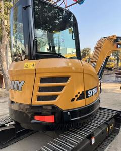 Miniexcavadora Hidráulica SANY SY35U de Segunda Mano, Marca China, Excavadora Pequeña Usada, Maquinaria de Construcción para Jardín - Product Image 2