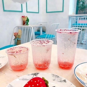 Cốc cà phê nhựa dùng một lần ly pet chai có nắp đậy plasticpackaging tráng miệng Coffe ống hút cho đồ uống nước trái cây xốp - Product Image 5