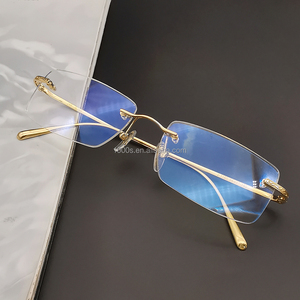 ขายส่ง18พันจริงเครื่องประดับ<span class=keywords><strong>ทอง</strong></span> AU750โลหะ<span class=keywords><strong>แว่นตา</strong></span><span class=keywords><strong>กรอบ</strong></span><span class=keywords><strong>แว่นตา</strong></span>ที่ไม่ซ้ำกันสำหรับผู้ชายผู้หญิง - Product Image 5