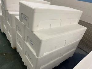 Trắng EPS hộp xốp xốp polystyrene bảo vệ đệm chất liệu cho cách nhiệt thực phẩm giao hàng mát Thoải mái - Product Image 6