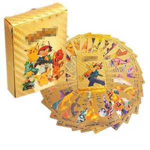 55pcs pokeoned vàng lá thẻ Set Charizard Vmax M umbreon GX & Anime ký tự. Hộp sưu tập cao cấp - Product Image 2