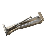 Support de gouttière en alliage d'aluminium de haute qualité de 5 pouces, style K, moderne, à vis rapide, durable, structure simple, robuste