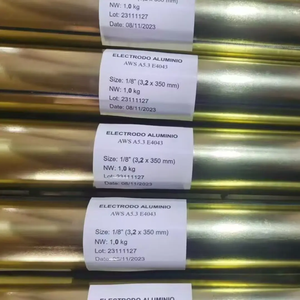 Varillas <span class=keywords><strong>de</strong></span> Soldadura <span class=keywords><strong>de</strong></span> <span class=keywords><strong>Aluminio</strong></span> para Jardinería AWS E4043 13% Silicona 5% Si <span class=keywords><strong>Electrodo</strong></span> <span class=keywords><strong>de</strong></span> Alta Titanio <span class=keywords><strong>de</strong></span> 3.2mm Certificado ISO9001:2008 Pequeño - Product Image 3