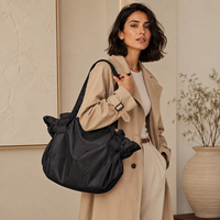 Sac de randonnée pliable léger, grande capacité, en polyester, sac de voyage pour l'extérieur