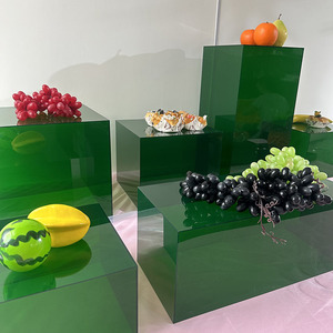 Gaojian Acrylic Cube Phục Vụ Tổ Tự Chọn Thực Phẩm Riser Giày Hiển Thị Đồ Trang Sức Đứng Cho Đảng Bán Lẻ Truy Cập Triển Lãm - Product Image 2