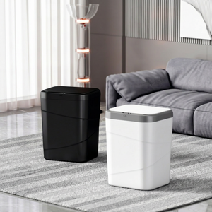 Cubo de Basura Inteligente de 16L con Sensor, Cubo de Basura Automático sin Contacto, de Plástico, para Baño, Cocina, Oficina - Product Image 1