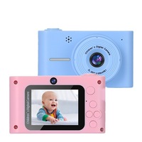 Kamera Digital Anak-anak untuk Mengambil Foto, Mainan Gaming untuk Anak Laki-laki dan Perempuan, Hadiah, Kamera HD Ganda Depan-Belakang, Layar 2 Inci, ABS