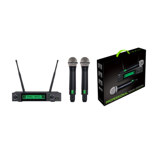 Sistema de Micrófono Inalámbrico Dinámico Profesional, Micrófono Inalámbrico Portátil con Carga Inalámbrica, XLR, <span class=keywords><strong>Karaoke</strong></span> - Product Image 1