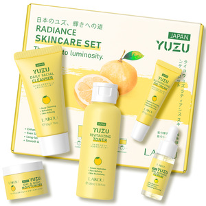 Coffret de Crèmes Visage Hydratantes et Éclaircissantes à l'Extrait de Pamplemousse, Cinq Pièces, Style Coréen, Kit de Soins Quotidiens pour la Peau, Meilleures Ventes - Product Image 2