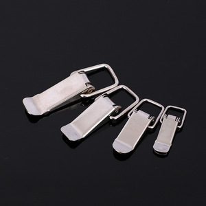 Boucle à bec de canard en acier inoxydable, loquet robuste en acier Q235 pour sac, boîte à outils, caisse en bois - Product Image 4