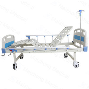 <span class=keywords><strong>Lit</strong></span> d'hôpital manuel à <span class=keywords><strong>double</strong></span> fonction à prix d'usine <span class=keywords><strong>lit</strong></span> médical pour soins aux patients - Product Image 2